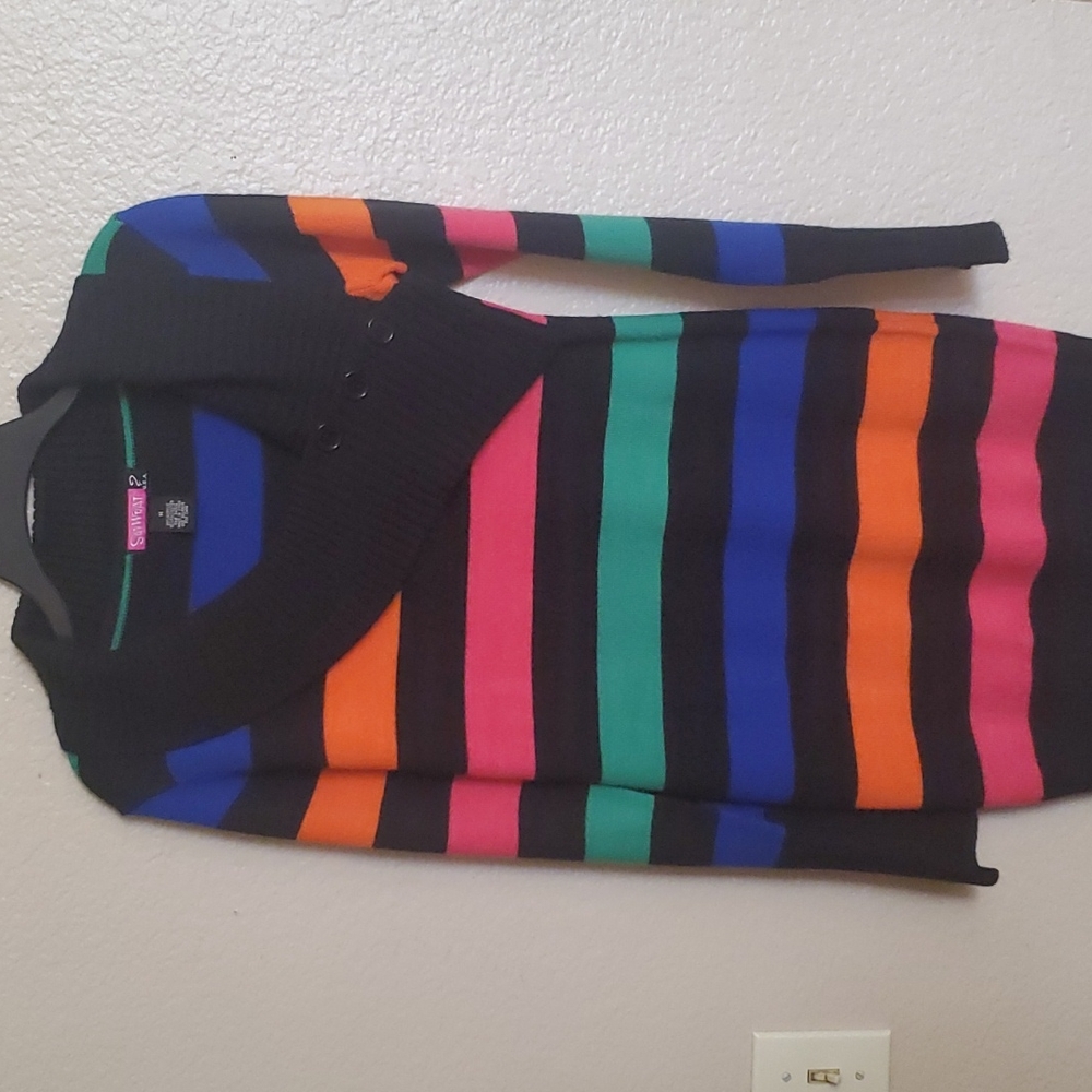 Sweater mid thigh dress, size medium,  made in the U.S.A. brand SayWhat?